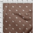 thumbnail image 3 of oneOone Polyester Spandex Dark Rose Brown Fabric Christmas Dress Material Fabric Print Fabric By The Yard 56 Inch Wide, 3 of 6