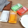 thumbnail image 3 of Bakeware Set,Butter Container Butter Dish Box Container Cheese Sealing Storage Tray With Clear Lid Kitchen Dinnerware For Home Cutting Food Butter Boxes Butter, 3 of 8