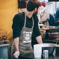 thumbnail image 3 of 50th Birthday Gifts for Women Men, Funny Chef Aprons with Pockets, 3 of 5
