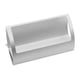 thumbnail image 2 of 2 elegantes tarjeteros de metal para oficina, estuche para tarjetas de presentación, expositor para tarjetas de presentación Negro y Plata, 2 of 9