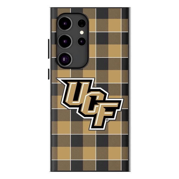 Keyscaper UCF Knights Plaid Galaxy Magnetic Bump Case