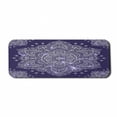 thumbnail image 1 of Ethnic Computer Mouse Pad, Floral Ornament Round Mandala Paisley Inspired Retro Style, Rectangle Non-Slip Rubber Mousepad Large, 31" x 12" Gaming Size, Lavender Blue Indigo, by Ambesonne, 1 of 2