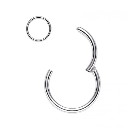 DESIGNICE 2026 New Nose Rings for Women Surgical Steel Hypoallergenic Hinged Small Nose Ring, for Everyday Wear, Sensitive Skin, Fashion Accessories, Piercing, Casual Use