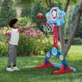 thumbnail image 6 of PAW Patrol 4-in-1 Sports Center by Delta Children – Adjustable Basketball Hoop, Soccer/Hockey Net & Golf Game, Blue, 6 of 11