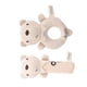 thumbnail image 4 of Sonajero suave para bebé, juguetes con formas de animales, sonajeros de mano suaves, juguetes de peluche para bebé, juguetes relajantes para educación temprana, oso, 4 of 9