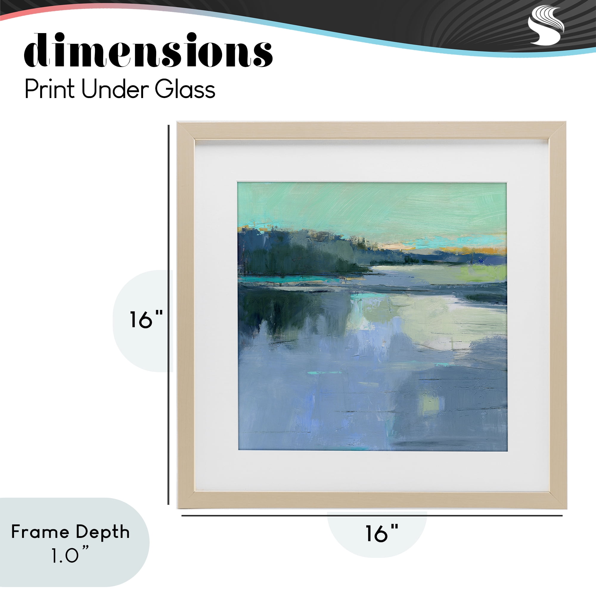 Stupell Industries Brave Boat Harbor Birch Framed Print Under Glass, design by Kathleen Robbins