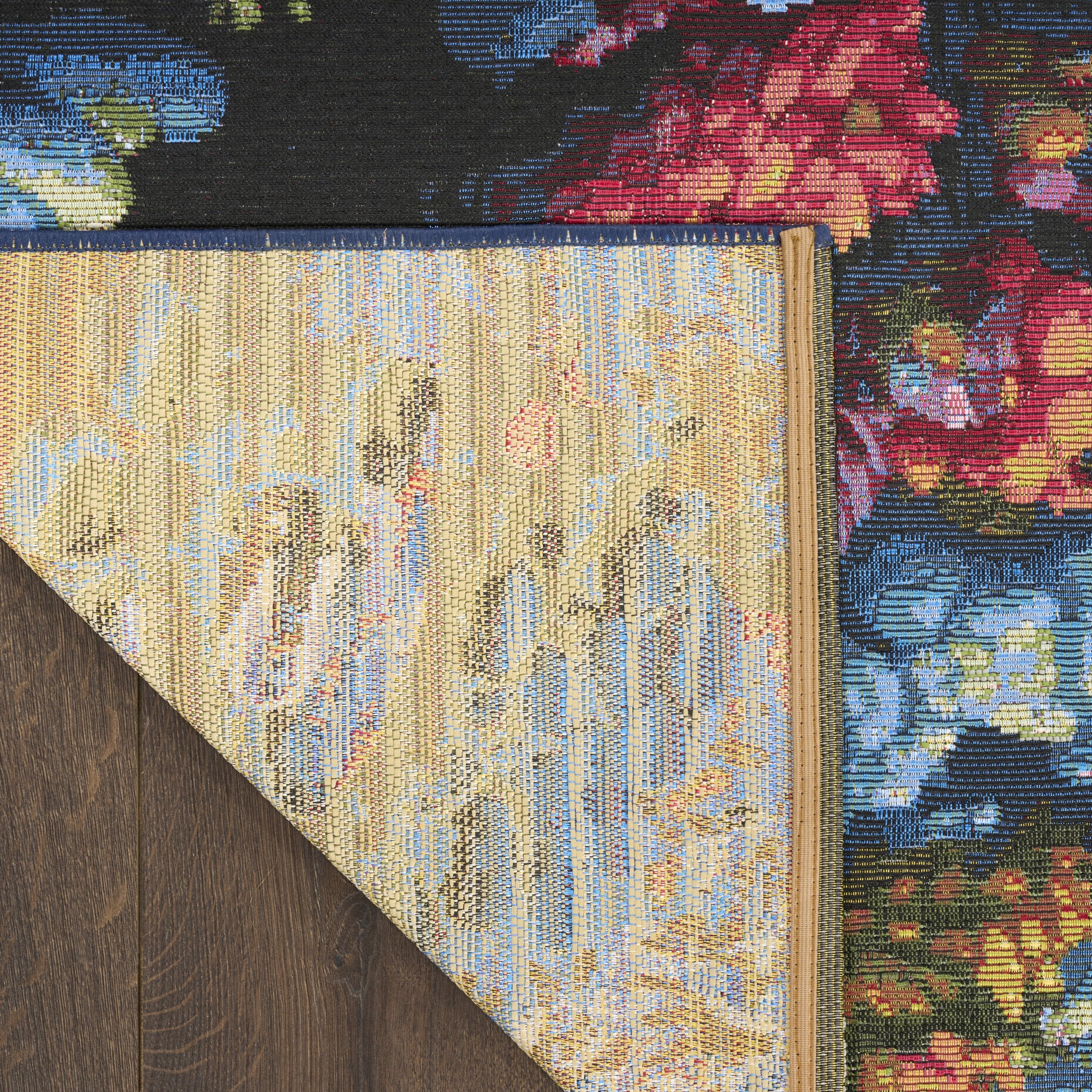 Nourison Color Splash 9'10" x 13'2" Multicolor Coastal, Nautical & Beach Rug