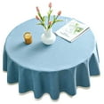 thumbnail image 1 of Nappes en Microfibre Imperméables, Nappes Rondes pour Extérieur et Intérieur, 1 of 5