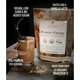 thumbnail image 3 of Truvani Protein + Energy Drink Mix with 87mg Caffeine | Vanilla Latte | 12g Organic Plant Based Protein | 20 Servings | USDA Organic Coffee Powder & Adaptogens | Gluten & Dairy Free | Vegan | Non-GMO, 3 of 4