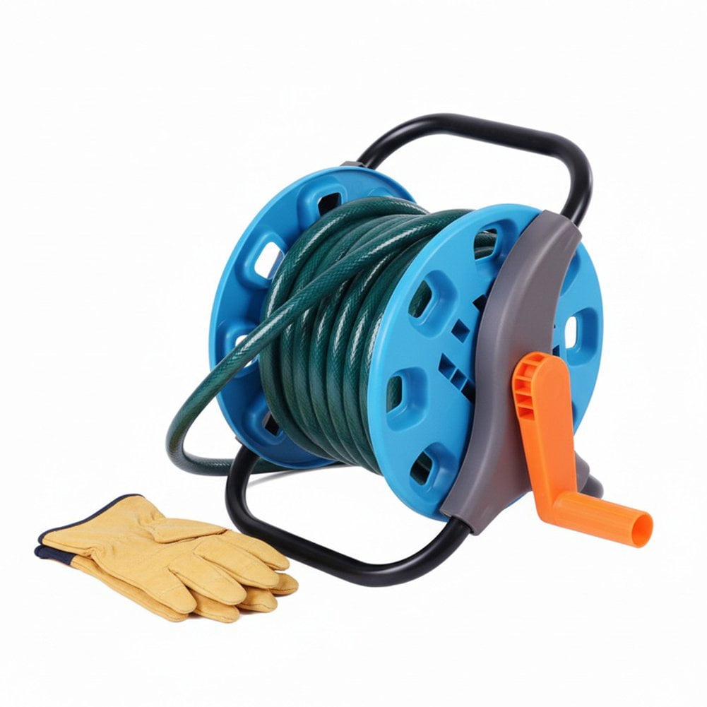 Vjnyvs Garden Water Hose Reel Cart, Garden Hose Reel Holder, Portable Garden Water Pipe Holder Water Hose Reels Cart for Outside Car Washing, Watering