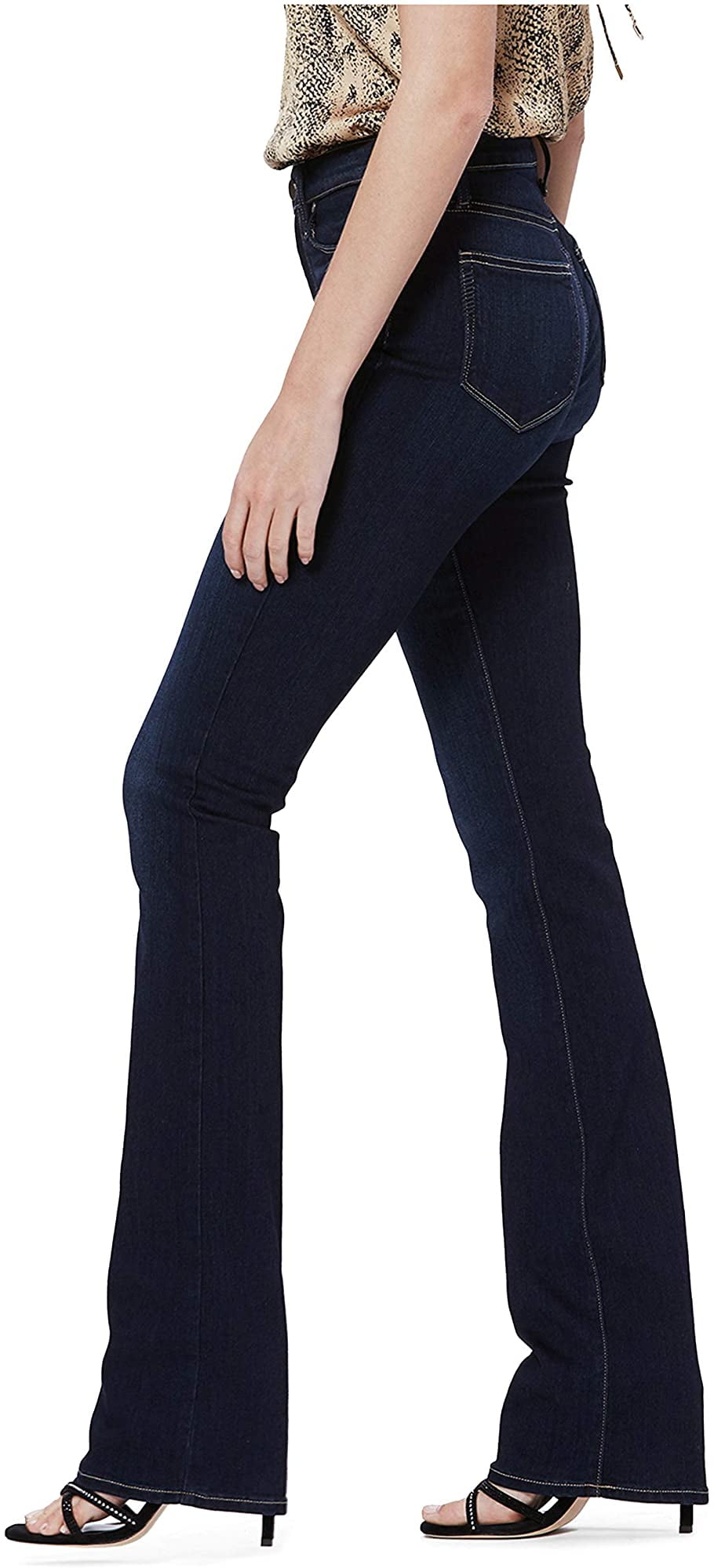 PAIGE Womens High Rise Manhattan Jeans 
