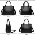 thumbnail image 3 of Womens Tote Bags Top Handle Satchel Handbags PU Faux Leather Tassel Shoulder Crossbody Bag Purse, 3 of 7