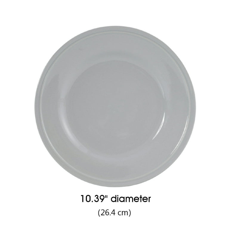 Mainstays Darby 12-Piece Stoneware Dinnerware Set Grey - Walmart.com