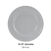 Mainstays Darby 12-Piece Stoneware Dinnerware Set, Gray
