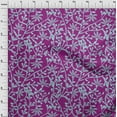 thumbnail image 4 of oneOone Viscose Jersey Purple Fabric Asian Block Sewing Material Print Fabric By The Yard 60 Inch Wide, 4 of 4