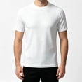 thumbnail image 4 of XuJwPNcy Mens T-Shirts Classic Fit Summer Short Sleeve Tops Breathable Crew Neck Shirts for Beach Vacation Big and Tall, 4 of 5