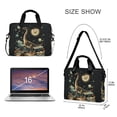 thumbnail image 3 of FORMRS 16" Laptop Bag Carrying Sleeve Case with Handle Travel Shoulder Briefcase, Black Dinosaur, 3 of 8