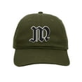 thumbnail image 2 of Daxton Old English 3D Alphabet Letters Numbers Initial Baseball Dad Hat - Olive, Letter M, 2 of 2