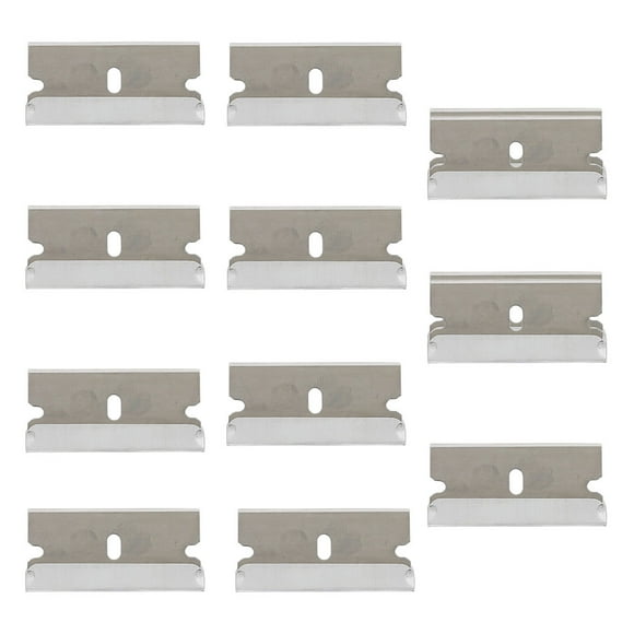 Raspador de seguridad Riwesomey para coche 100 Uds adhesivo Universal de Acero al carbono