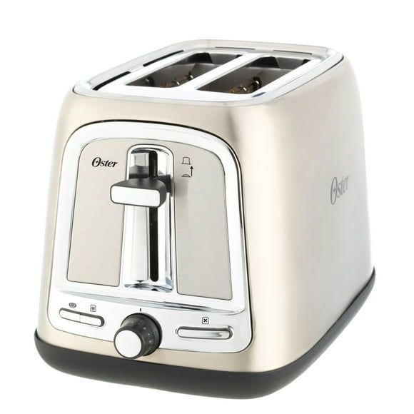 Oster 2 Slice Extra-Wide Slot Toaster, Stainless Steel