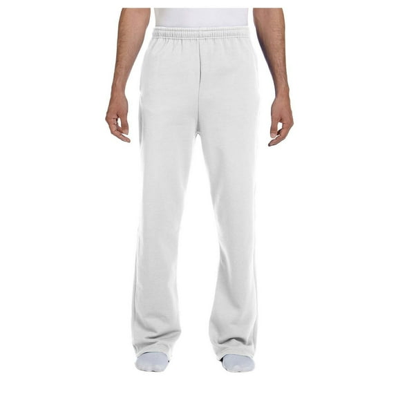 Jerzees Men's Elastic Waist Open Bottom Pocket Sweatpant, Style 974MP
