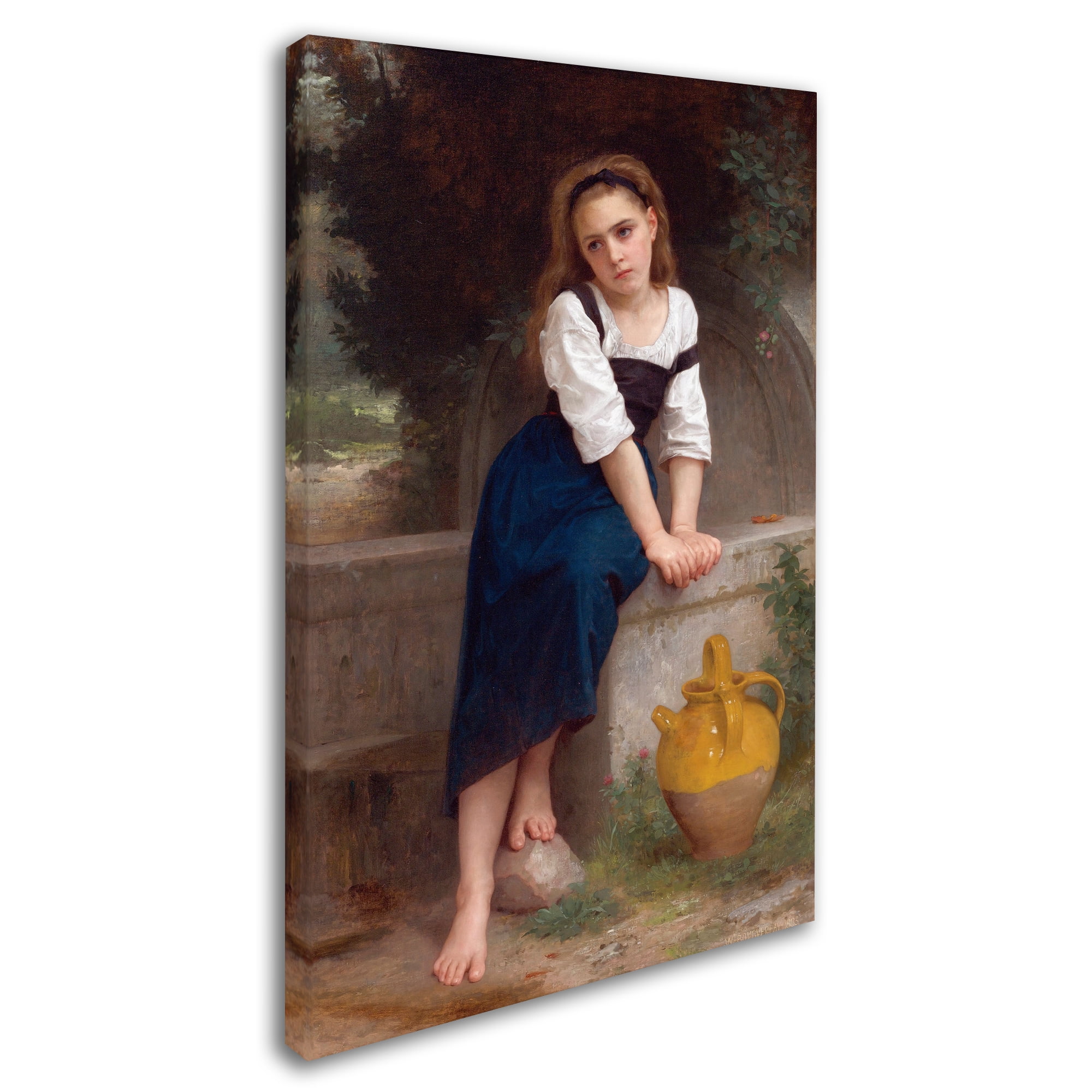 Trademark Fine Art 'Orphan By The Fountain 1883' Canvas Art by Botticelli