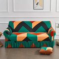 thumbnail image 1 of Elastic Stretchable Sofa Cover with Skirt Washable Furniture Protector Printed Slipcovers with Elastic Bottom for Living Room, 1 of 7