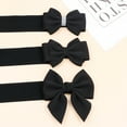 thumbnail image 2 of Monebena Bow Belt for Women Dresses Bowknot Wide Elastic Belt Vintage Stretchy Cinch Belt for Party Dress Accessory 60-65cm M01, 2 of 8