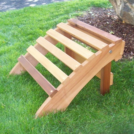 Country Outdoor Ottoman - Wood Country T&L Footrest