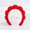 thumbnail image 1 of Diadema de esponja en forma de nube para la parte superior del cráneo, cueva para el cabello, toalla para lavarse la cara, diadema de tela para mujer, 1 of 5