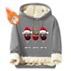 thumbnail image 1 of Sudadera con capucha para hombre, informal, a la moda, con estampado, de manga larga, con bolsillo, de poliéster, 1 of 4