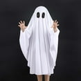 thumbnail image 5 of Odeerbi Toddler Boys Girls Halloween Cape Ghost Stage Performance Clothes Infant Child Baby Holiday Halloween Spooky Cloak White, 5 of 7