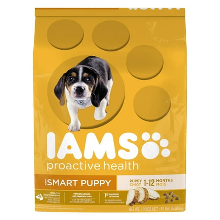 IAMS PROACTIVE HEALTH Smart Puppy Dry Puppy Food 15 Pounds - Walmart.com