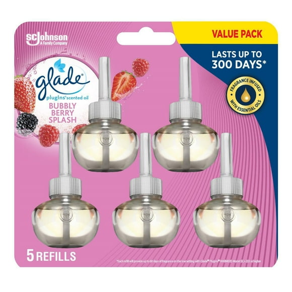 Glade Plugins® Air Freshener Oil Refill, Bubbly Berry Splash
