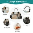 thumbnail image 3 of Small Cooler Bag Lunch Bag Portable Meal Bag Work Meal Bag Outdoor Meal Bag Travel Meal Bag Picnic Meal Bag Going Out Meal Bag Beauty Flower Beauty, 3 of 6