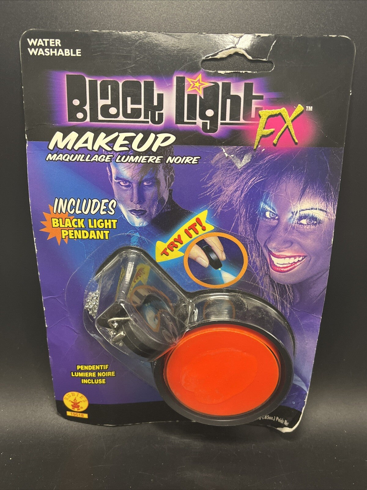 Blacklight Makeup Orange Glow