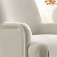 thumbnail image 2 of Modway Ellington Fabric Upholstered Accent Armchair in Salt, 2 of 9