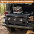 thumbnail image 5 of SIXDAY 45,000 BTU 3-Burner 35" Flat Top Propane Grill, Portable Outdoor Griddle with Foldable Shelves for Camping, BBQ and Tailgating, 5 of 6