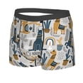 thumbnail image 2 of Kll Llama And Cactus1 Men'S Cotton Boxer Briefs Underwear-Small, 2 of 9