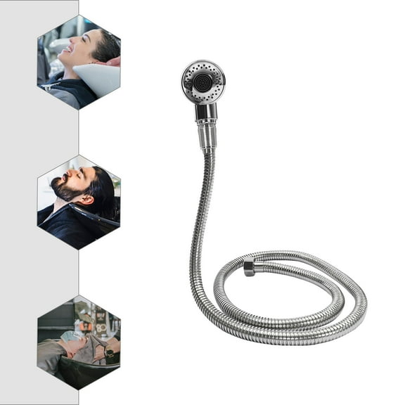 New Salon Shower Head Shampoo Beauty Bath Faucet Tub Spray Shower Head With 120cm Hose