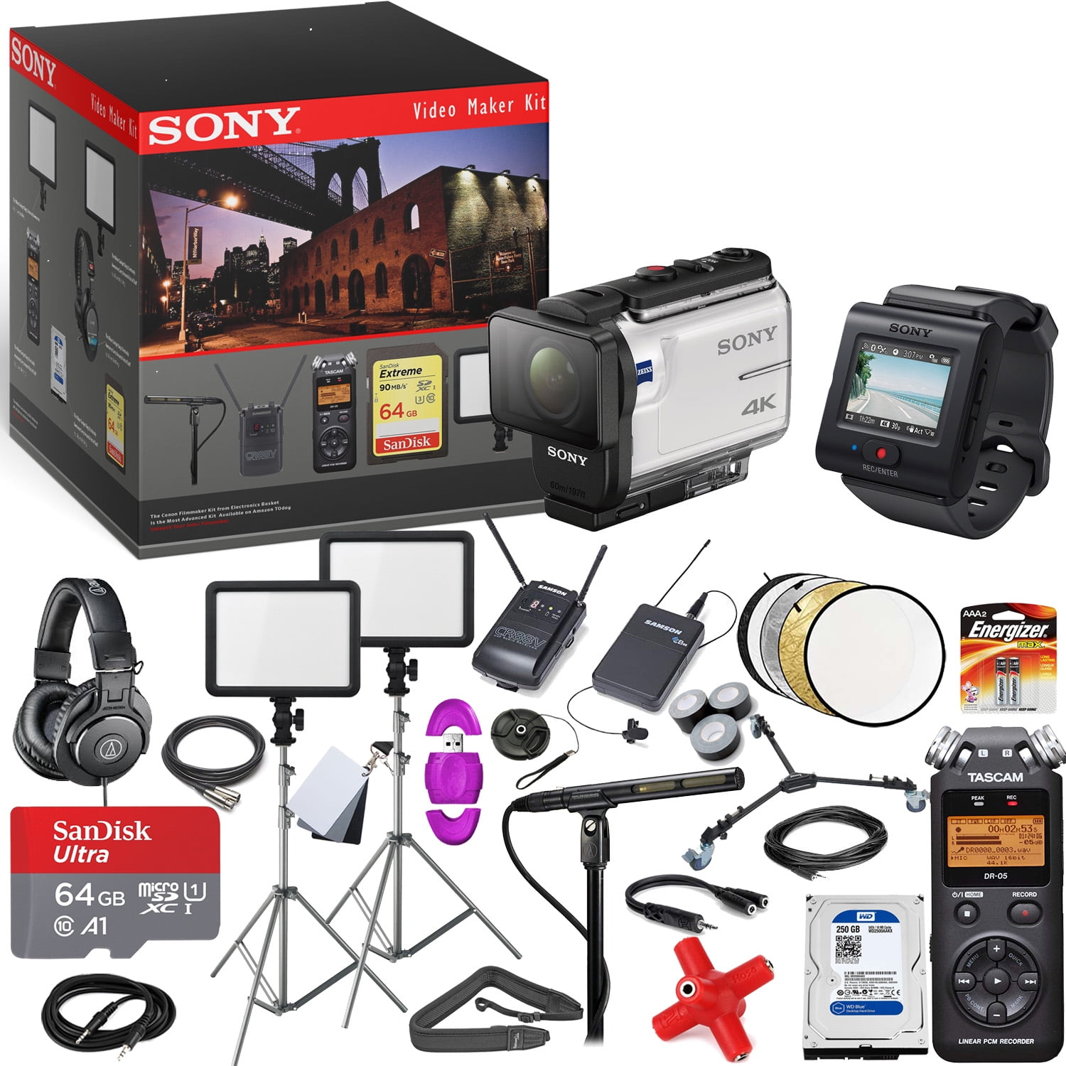 Sony FDR-X3000 Action Camera +Live-View Remote Advanced Video