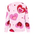 thumbnail image 5 of Meichang Sweatshirts à Col Rond pour Femmes, Sweatshirts de la Saint-Valentin, Sweatshirts Graphiques Cœur d'Amour Doux, Pull à Manches Longues Décontracté, Cadeaux de la Saint-Valentin, 5 of 5