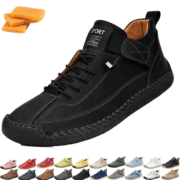 Women's Handmade Leather Orthopedic Comfortable Sneakers Comfy Shoes