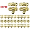 thumbnail image 1 of Ruibeauty 30Pcs Antique Bronze Iron Padlock Hasp Hook Lock For Mini Jewelry Wooden Box, 1 of 5