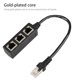 thumbnail image 3 of RJ45 LAN Ethernet 1 a 3 puertos Cable divisor red Cat5 Cat6 adaptador conector extensor, 3 of 7