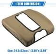 thumbnail image 6 of Armrest Protector Cover Pad Replacement for GMC Sierra 2014 - 2017 for Chevy Silverado Brown, 6 of 6