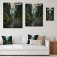 thumbnail image 4 of Designart "Muddy Pathway in Olympic National Park, USA" Landscapes Print on Natural Pine Wood, 4 of 5