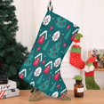 thumbnail image 4 of Christmas Stockings,Dark Teal Christmas Village Pattern Stockings Christmas,14.8'' Xmas Stockings,Christmas Party Favors,Christmas Party Decorations,Christmas Stockings Personalized, 4 of 5