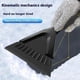 thumbnail image 2 of Windshield snow scraper, car ice scraper, ergonomic, nonslip snow shovel for car windshields portable winter snow removal tools, car shovel, black, 2 of 5