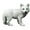 White, variant on US 5.13 Inch Wolf Cub Standing Decorative Statue Figurine, White